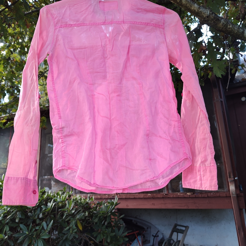 Pink Button-Up Shirt - Picture 3 of 5